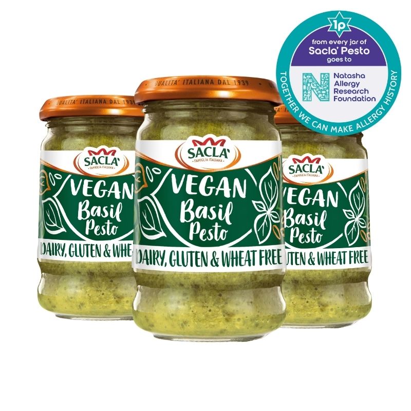 Vegan Basil Pesto Italian Green Pesto Sacla Sacla