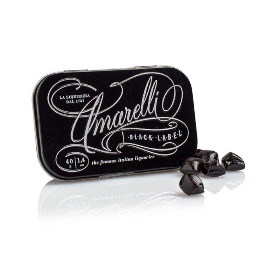 Black Label Gluten Free Liquorice (40g) Amarelli Sacla'