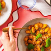 Airfryer Crispy Tomato Pesto Gnocchi