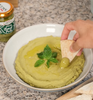 Vegan Basil Pesto Hummus