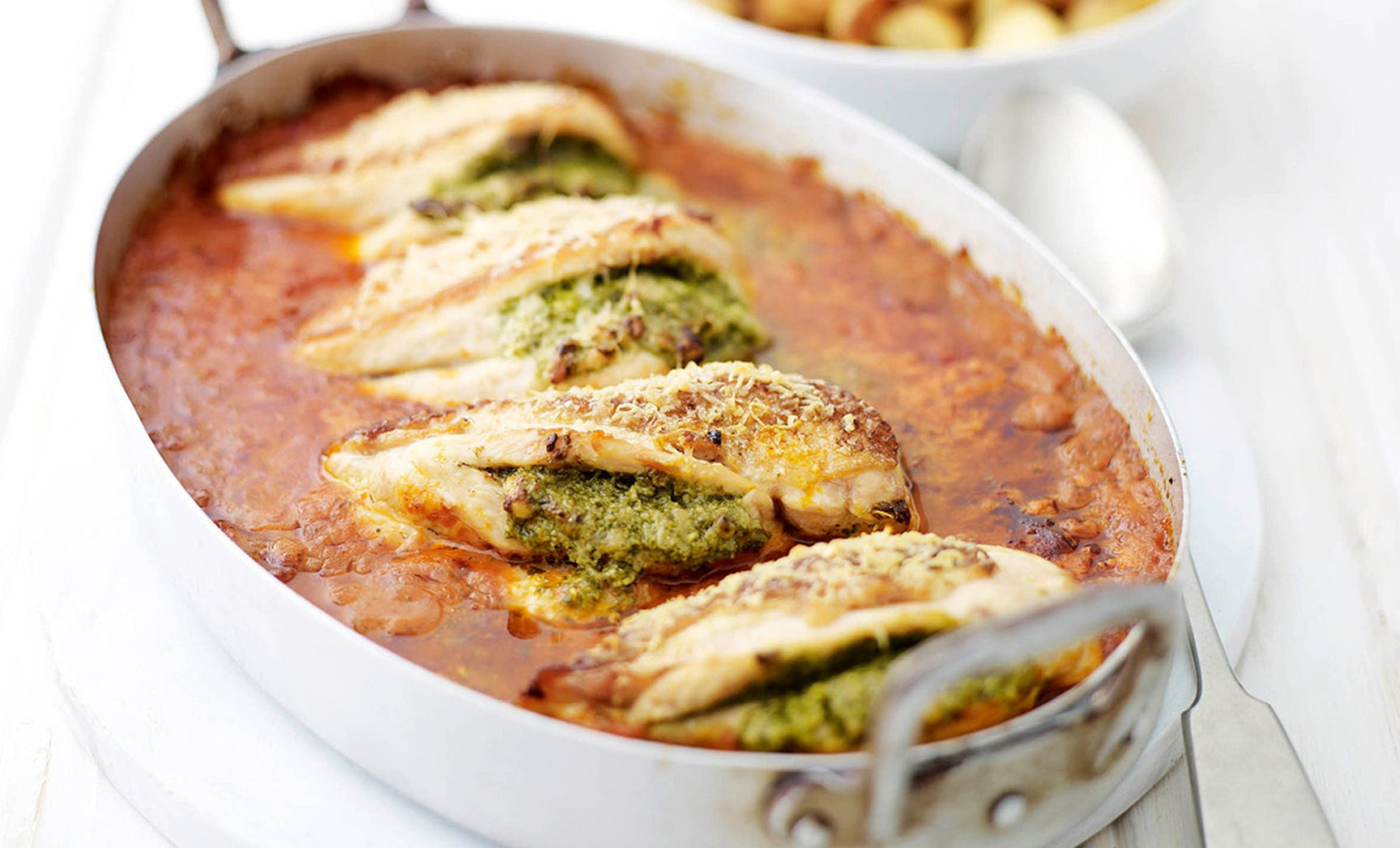 Pesto Stuffed Chicken Breast