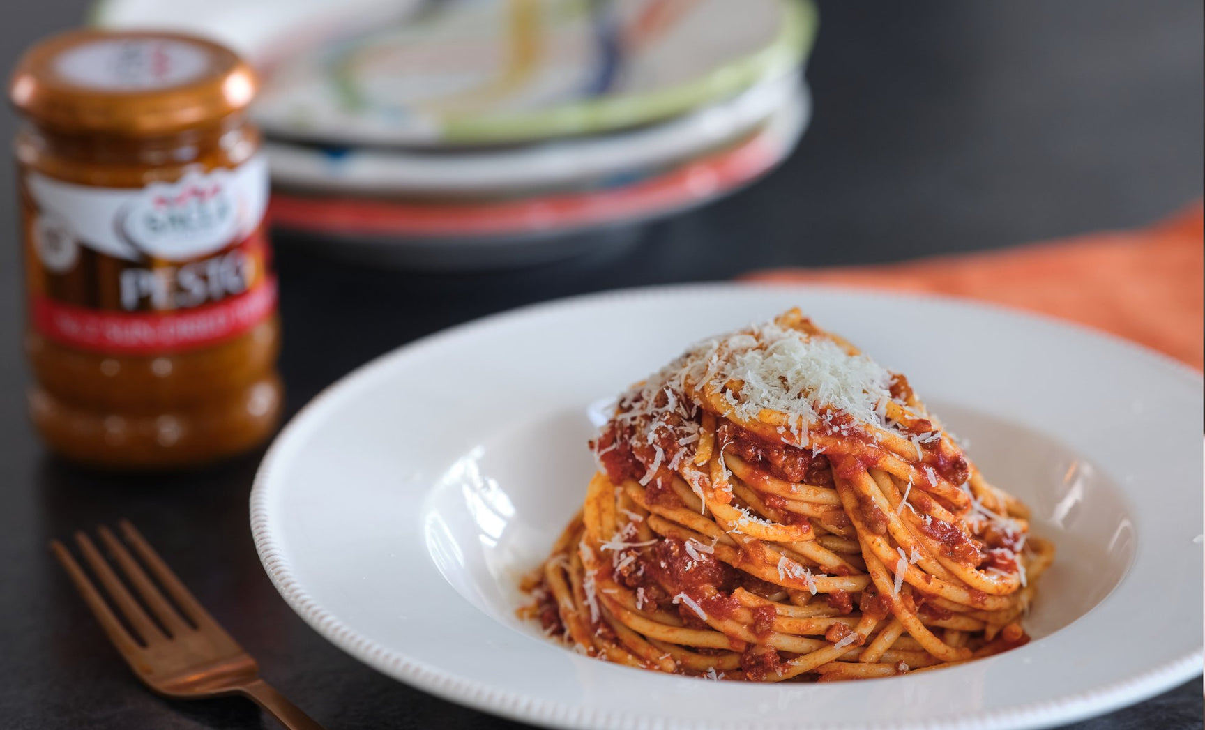 Sun-Dried Tomato Pesto Bolognese