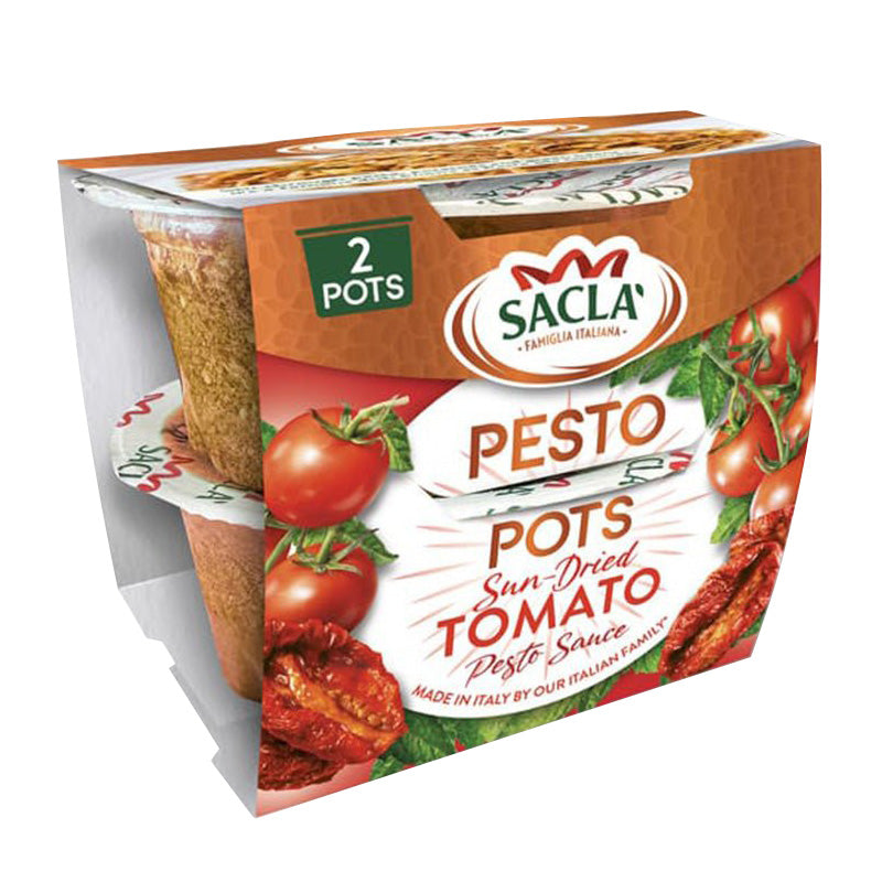 Sacla' Sun-dried Tomato Pesto Pots 2 x 45g