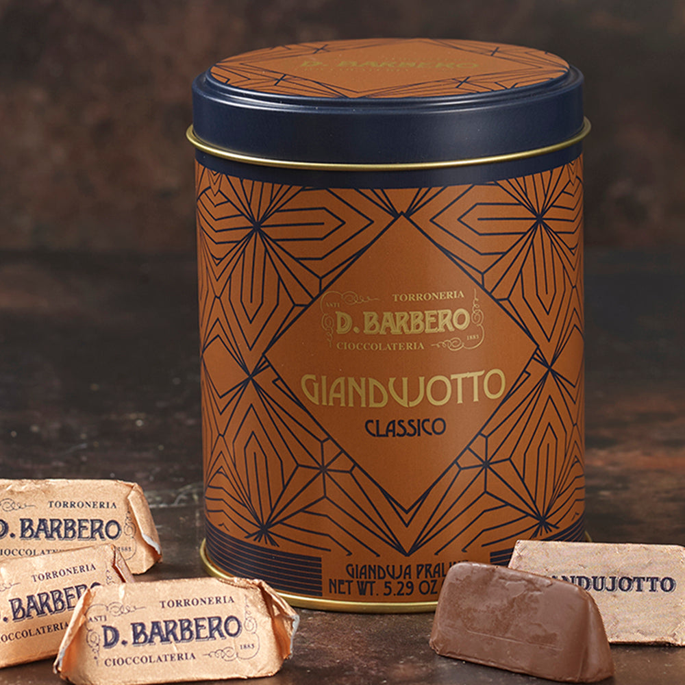 Barbero 160g Gianduja in metal Tin