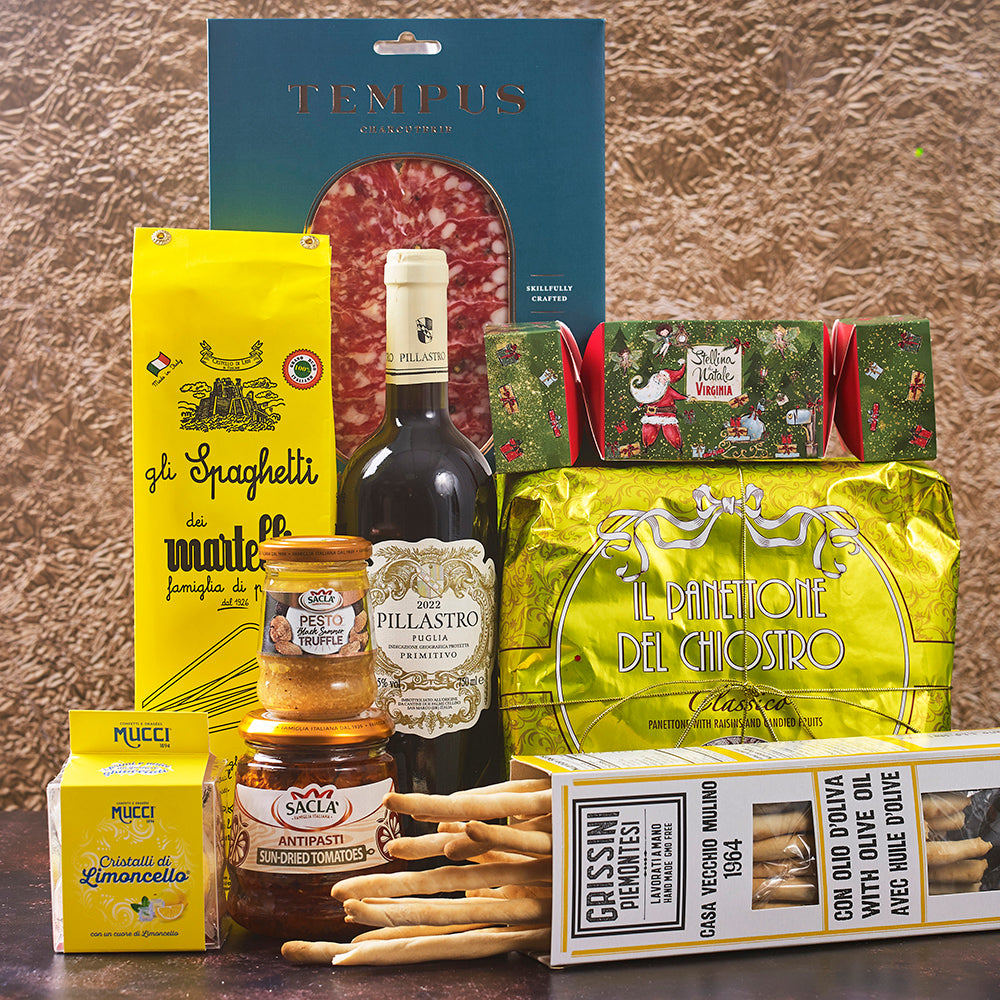 Italian Gift Selection with Panettone