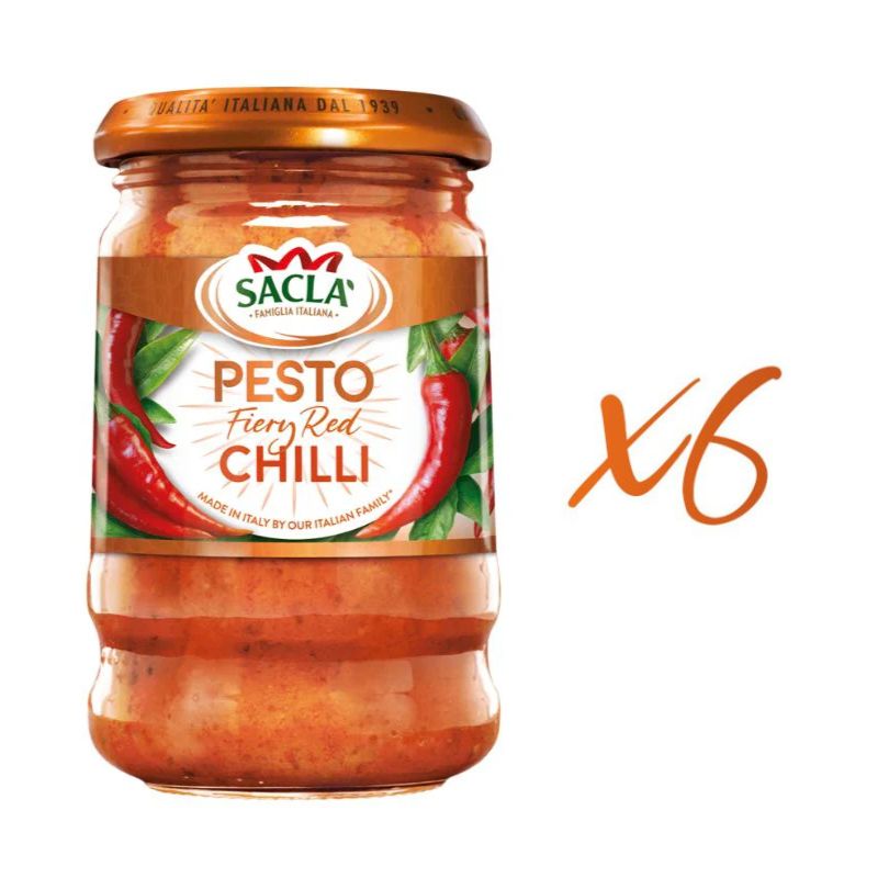 Sacla' Fiery Chilli Pesto 190g