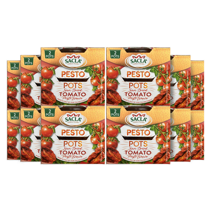 Sacla' Sun-dried Tomato Pesto Pots 2 x 45g