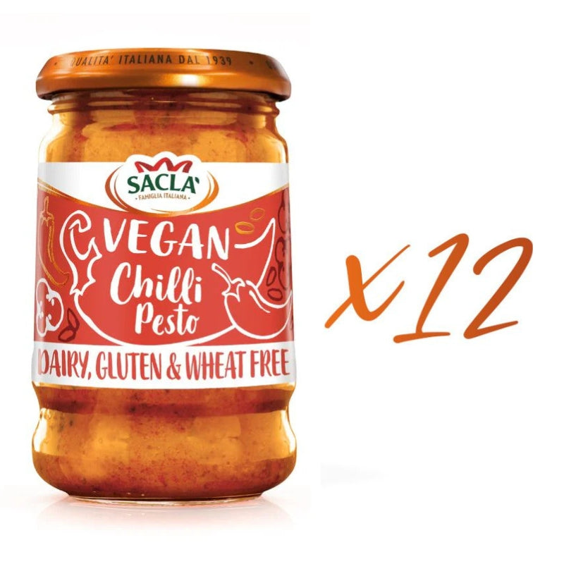 Sacla' Vegan Chilli Pesto 190g